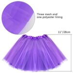 Miayon Kids 6 in 1 Costume Accessories 1970s 1980s Fancy Outfits and Dress for Cosplay Party Theme Party for Girl