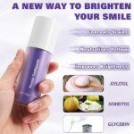 DERTEKA Purple Toothpaste for Teeth Whitening, Teeth Whitening Toothpaste, Purple Toothpaste Whitening, Tooth Stain Removal Colour Corrector, Purple Toothpaste, Teeth Whitening Booster