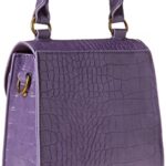 The Drop Women’s Diana Top Handle Crossbody Bag, Dark Purple, One Size